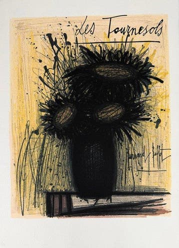 Bernard Buffet (1928-1999) - Les Tournesols