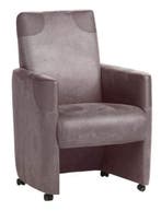 Eetkamerstoel Ron - eetkamerstoelen - Zilver, Nieuw, Stof
