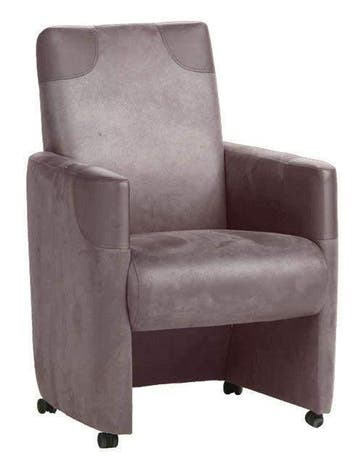 Eetkamerstoel Ron - eetkamerstoelen - Zilver, Nieuw, Stof