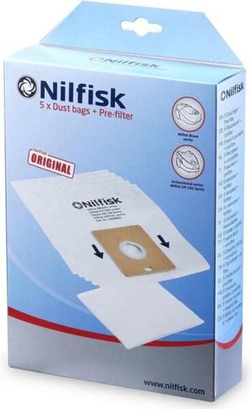 Nilfisk Bravo Serie Synthetische Stofzakken 5 st ( verpak..., Witgoed en Apparatuur, Stofzuigers, Verzenden, Nieuw