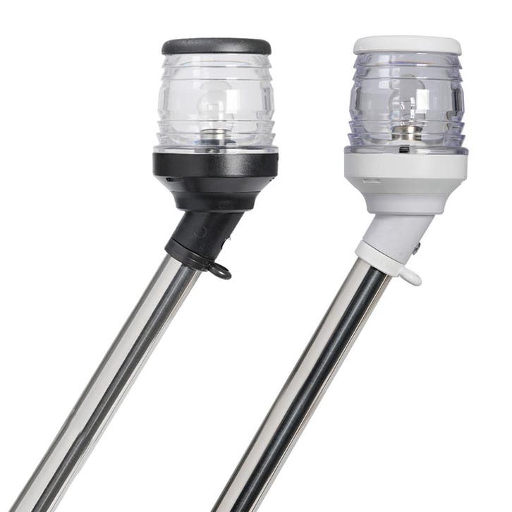Osculati Toplicht LED 12/24V Zwart en Wit met hoek 100cm-Wit, Watersport en Boten, Bootonderdelen, Nieuw, Ophalen of Verzenden