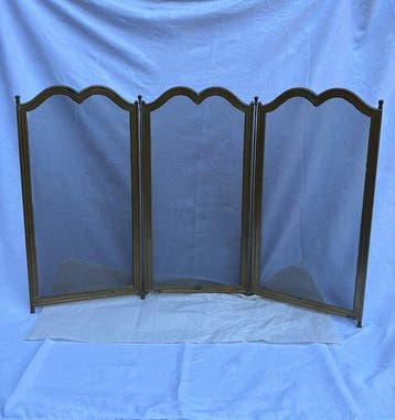 Openhaard accessoire - Messing, IJzer - haardscherm