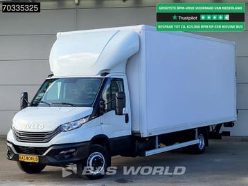 Iveco Daily 72C21 3.0L Automaat 1000KG Laadklep Dubbellucht, Automaat, Stof, Gebruikt, Euro 6