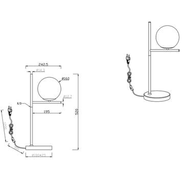 LED Tafellamp - Trion Pora - E14 Fitting - Rond - Mat Goud -, Ophalen of Verzenden, Nieuw, Metaal