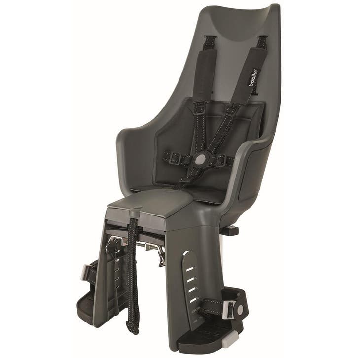 Bobike Maxi Exclusive Plus Urban Grey achterstoeltje met Ele, Fietsen en Brommers, Fietsaccessoires | Fietsstoeltjes, Nieuw, Verzenden