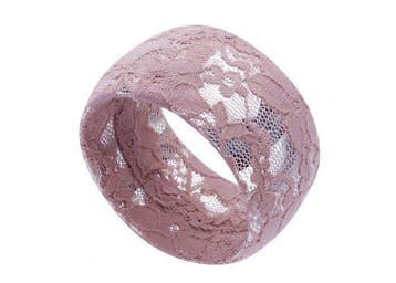 Roze Bangle Armband met Kant, Sieraden, Tassen en Uiterlijk, Armbanden, Verzenden, Nieuw