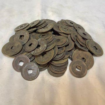 Japan. Cash coin Edo Period, Lot of 500g coins (Zonder