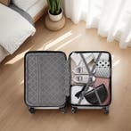 Kofferset 4-delig met harde schaal - grijs, Verzenden, Nieuw