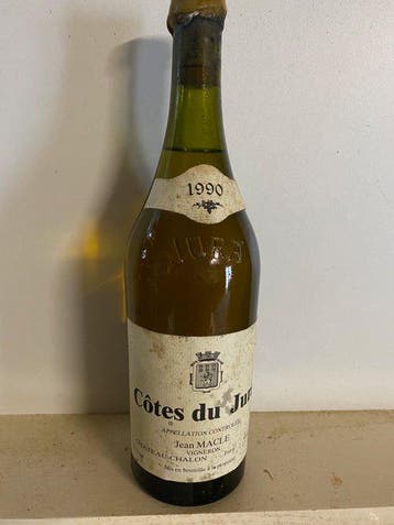 1990 Jean Macle - Côtes du Jura - 1 Fles (0,75 liter), Nieuw