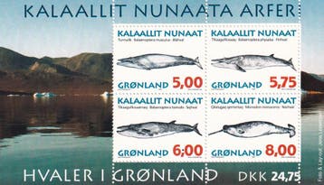 Groenland - 1997 - Walvissen - Postfris, Verzenden, Denemarken, Postfris