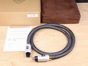 Kharma Enigma Signature HC highend silver audio power cable, Ophalen of Verzenden, Gebruikt, Overige kabels