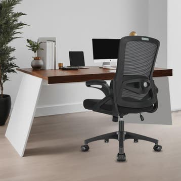Ergonomische bureaustoel met 90° opklapbare armleuningen en, Verzenden, Nieuw