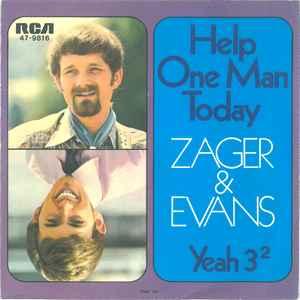 vinyl single 7 inch - Zager &amp; Evans - Help One Man To..., Verzenden, Zo goed als nieuw, 7 inch, Pop