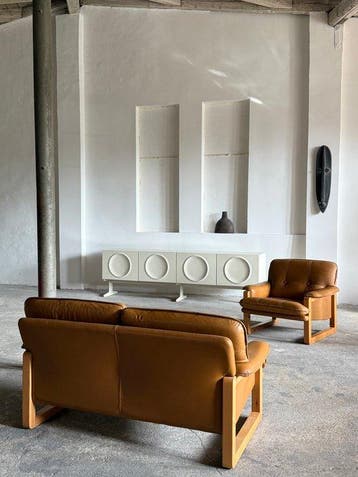 IKEA - Hannu Jyräs - Zitgroep (2) - Furusund - Leder,, Antiek en Kunst