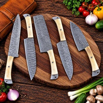 X - Keukenmes - Kitchen knife set - koksmes - Palissander,