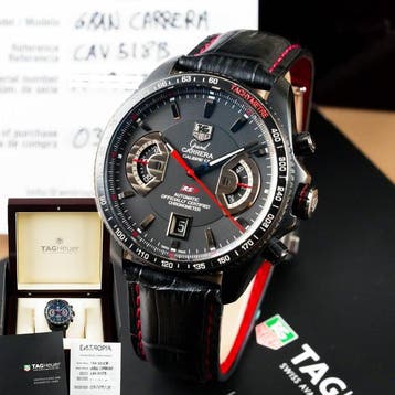 TAG Heuer - Grand Carrera RS2 Chronograph Date - CAV518B, Nieuw
