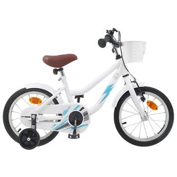 vidaXL Kinderfiets 14 Inch voor 3-5 jaar oud Wit, Verzenden, Nieuw
