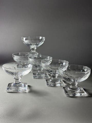 Val Saint Lambert - Champagneglas (6) - Dienst GONDOLE -