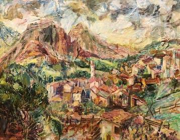 École Italienne (XX) - Negli Abruzzi, Antiek en Kunst