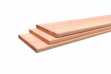 Hardhouten Keruing Schutting planken | Geschaafd | 16x145mm, Ophalen of Verzenden, Nieuw, Hout