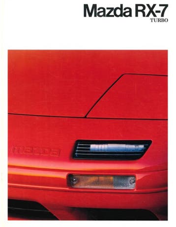 1991 MAZDA RX-7 BROCHURE DUITS, Boeken, Auto's | Folders en Tijdschriften, Nieuw, Mazda, Author