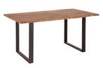 Massief houten eettafel MAMMUT 160cm wilde acacia, Ophalen of Verzenden, Nieuw