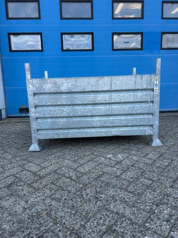 Gebruikte stapelbakken, stapelbak, stalen stapel bak,, Ophalen, Gebruikt, 100 cm of meer, 60 cm of meer