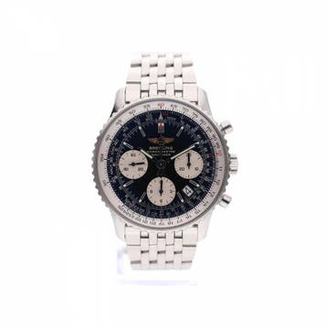 Breitling Navitimer Chronograph A23322; Automatisch heren..., Ophalen of Verzenden, Zo goed als nieuw, Staal, Overige merken