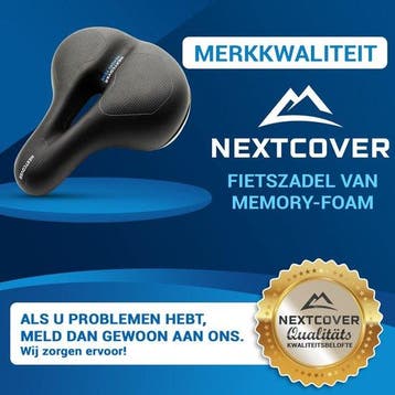2dekans | Nextcover Fietszadel - Airflow - Ergonomisch -, Ophalen of Verzenden, Zo goed als nieuw, Nextcover