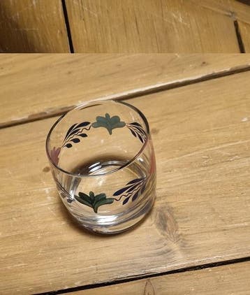 Boerenbont sapglas 20 cl - 1 stuks (Boerenbont servies), Huis en Inrichting, Verzenden, Nieuw, Aardewerk, Glas of Glazen