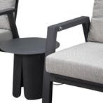 Barolo lounge balkonset 3 delig verstelbaar antraciet, Ophalen of Verzenden, Nieuw, Aluminium