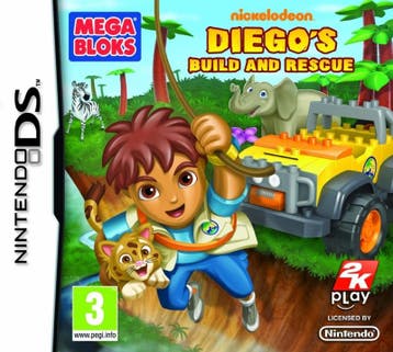 Go Diego Go Megabloks Bouwen en Redden (Nintendo DS), Verzenden, Gebruikt