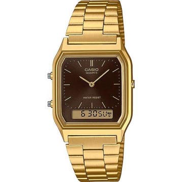 Casio Collection Vintage AQ-230GA-5AMQYES Horloge - Staal -, Verzenden, Nieuw