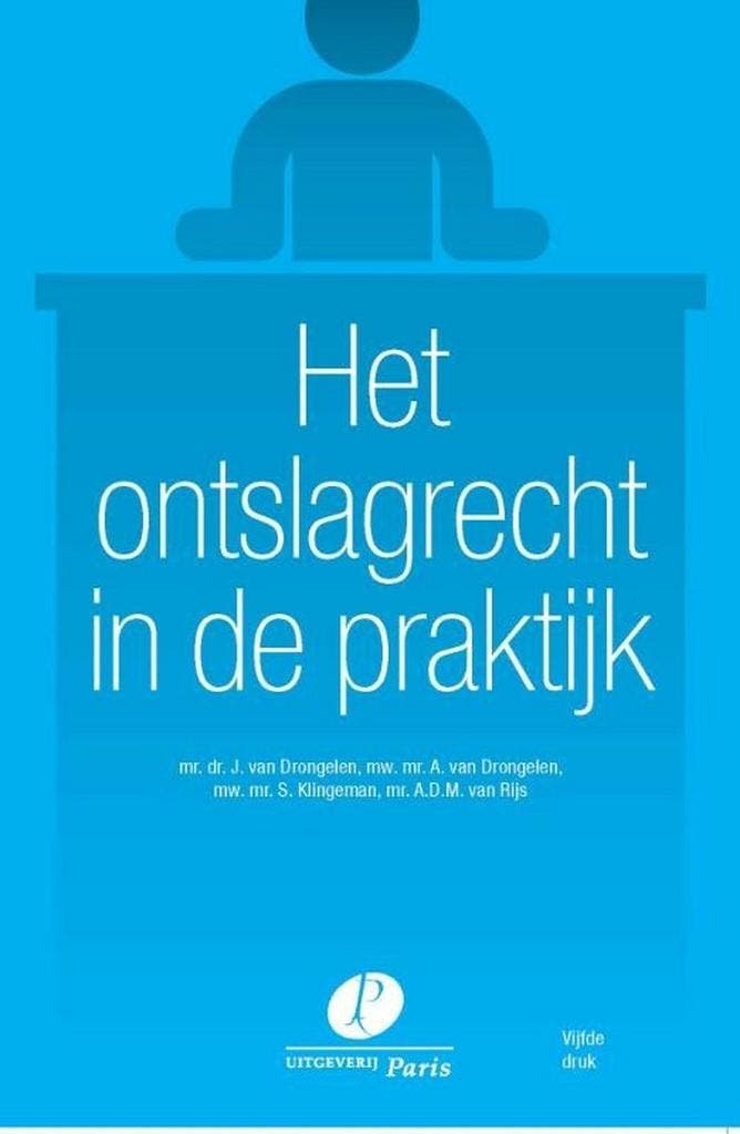 9789462512740 Het ontslagrecht in de praktijk | Tweedehands, Boeken, Schoolboeken, Zo goed als nieuw, Verzenden
