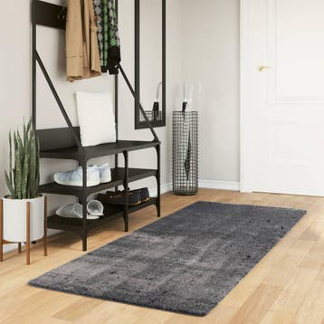vidaXL Vloerkleed HUARTE laagpolig zacht wasbaar 80x200 cm, Verzenden, Nieuw