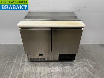 RVS Zanussi Saladette Koelwerkbank 95,5 cm 230V Horeca, Ophalen of Verzenden, Gebruikt