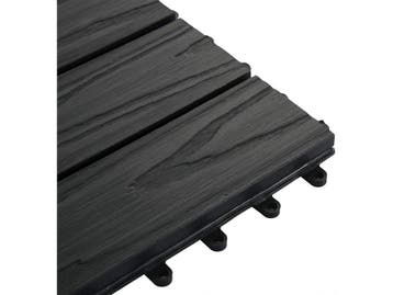 Woltu GTF006an-2 - WPC Terrastegels 30x30 cm - Antislip -, Verzenden, Nieuw