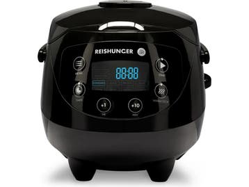 REISHUNGER Digitale Mini Reiskoker 0,6L – 350W – Zwart, Verzenden, Nieuw