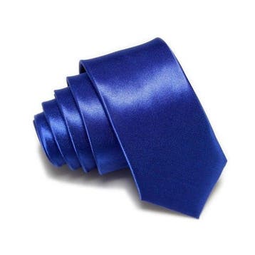 Blauwe Smalle Stropdas, Verzenden, Nieuw