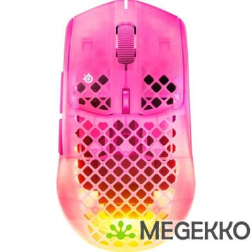 Steelseries Aerox 3 WL Gen 2 Magenta Haze Draadloze Gaming, Computers en Software, Muizen, Verzenden, Nieuw, Steelseries