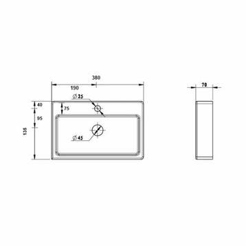 Fonteinset Best Design Skyline One Pack 38x24x7cm, Ophalen of Verzenden, Nieuw