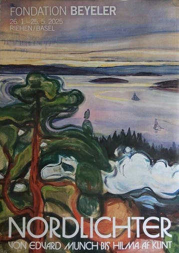 Edvard Munch - Zugrauch - XXL Plakat - Nordlichter - 2020s