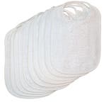 Lorelli Double-Faced Wit Terry 10 Stuks Slabber, Verzenden, Nieuw