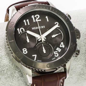 Mercury - Swiss Made Chronograph - ME390-STL-2 - Zonder, Nieuw