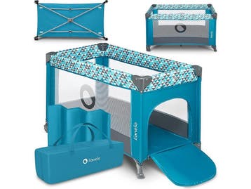 Lionelo Stefi - 3-in-1 Campingbedje - Babybed Reisbedje Box, Verzenden, Zo goed als nieuw