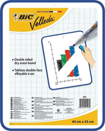 BIC Whiteboard 44x55cm | Retourdeal 52% Korting, Ophalen of Verzenden, Gebruikt, Whiteboard