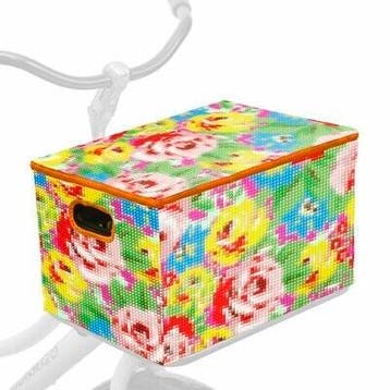Zacht fietskussen Geborduurde bloemen look pimp je fiets, Nieuw