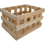 Woodybox transport krat met houten raster, Verzenden, Nieuw