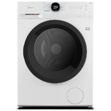 Nieuw Midea wasdroogcombinatie  8/6KG    MF200D86WB-14EAS, Verzenden, Nieuw, Voorlader, Kort programma