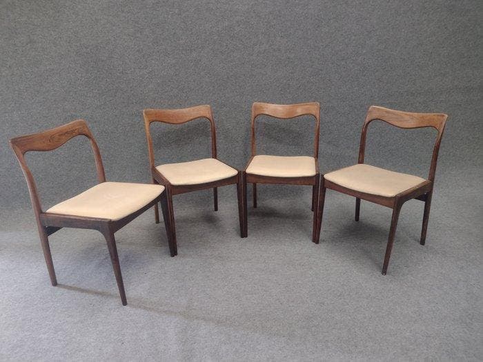 AWA - Stoel (4) - Teak, Antiek en Kunst, Antiek | Meubels | Stoelen en Banken